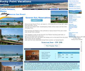 sun-reservations.com: Sonoran Sun  Luxury Resort Beach Front Condo Puerto Penasco / Rocky Point
We specialize in wholesale vacation packages, and discount, online booking.Our goal is to present you with a vacation package that will not only save you money, but will fulfill your dreams of a perfect holiday getaway, to tropical beaches, the Bahamas Islands, Mexico, and other wonderful vacation spots with unforgettable memories to last a life time!