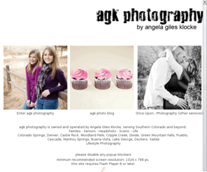 agkphotography.com: agk photography || Serving Southern Colorado || Families, Sports, Scenic, Etc.
Families, seniors, writers, headshots, babies, skaters, Colorado, and still-life photography.