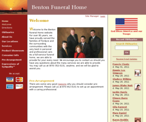 bentonfuneralhome.com: Benton Funeral Home : Fordyce, Arkansas (AR)
Benton Funeral Home provides complete funeral services to the local community.