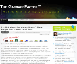 garbagefactor.com: The Garbage Factor
Web page for Marian Madonia and the GarbageFactor™ Blog