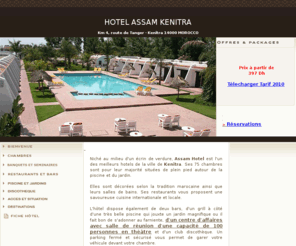 hotelassam.com: Hotel Assam Kenitra, votre etape au Maroc
 Hotel Assam vous accueillera avec plaisir à Kenitra pour une etape incontournable lors d'un circuit touristique au Maroc.