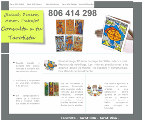 tarot806.com.es: Tarot 806 | Tarotista
Descubre el tarot 806 mas fiable conocido. Tarotista, Parapsicóloga Titulada y reconocida Astróloga, Eva atiende personalmente.