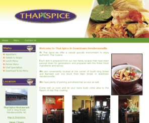 thaispicenc.com: Thai Spice
Joomla! - the dynamic portal engine and content management system