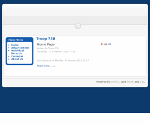 troop758.net: Troop 758
Joomla! - the dynamic portal engine and content management system
