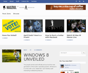 nadzrul.com: Nadzrul - Technology Rockstar
Personal technology blog with Personal Perspectives on the latest Technology Updates from Design Technology to Software Reviews.