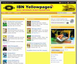 ibnyellowpages.com: Informasi Bisnis Nusantara
IBN Yellow Pages, Duta Mekar Asri Blok N3 No.24 Telp (021) 82491067