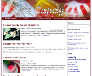 likecandy.net: Like Candy
Because you like candy....