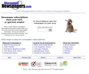 newsconnoisseur.com: Newspaper Subscriptions
Newspaper delivery subscriptions, Get your local newspaper at a discount