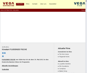 vegadistribution.ch: Vega Film
VEGA Distribution AG, Helenastrasse 3, Postfach CH-8034 Zürich, Tel. +41 44 384 80 60, Fax +41 44 384 80 69