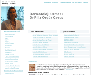 filizozgur.com: Ana sayfa | Dr.Filiz Özgür Çavuş Dermatoloji Uzmanı
