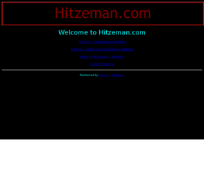 hitzeman.com: Welcome to Hitzeman
