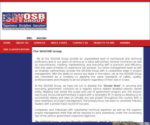 sdvosbgroup.net: The Service Disabled Veteran Owned Small Business Group Home Page
The SDVOSB Group, success through commitment, detail, focus and execution