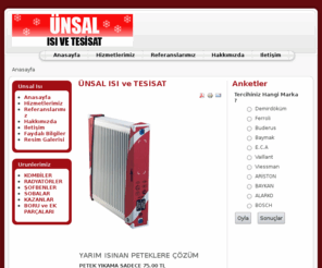 unsalisi.com: KAMPANYALAR
ÜNSAL ISI ve TESİSAT