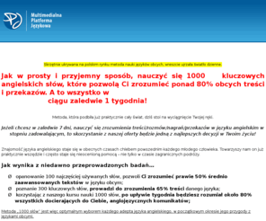 platformajezykowa.com: PJ - Nauka języka angielskiego i niemieckiego | 1000 słów angielskich
Szybka nauka języka angielskiego oraz niemieckiego. Rozwiązanie dla początkujących - metoda 1000 słów angielskich! Nauka angielskiego online tylko u nas! 