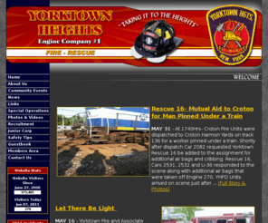 yorktownfire.org: Yorktown Heights Engine Company #1 - Westchester County, NY
Welcome to the Official Website of the Yorktown Heights Engine Company #1