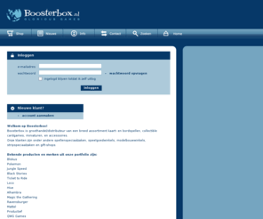 boosterbox.nl: Boosterbox.nl
SITE_DESCRIPTION