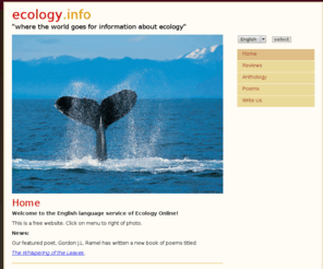 ecoleg.info: Ecology - Ecological Reviews that are Always Up-to-Date!
ecology.info