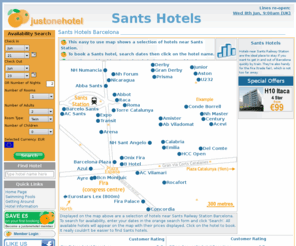 sants-hotels.com: Sants Hotels Barcelona - Hotels near Sants Station Barcelona
Sants hotels Barcelona - fast, friendly, and informed service from experienced hotel booking company with a great selection of hotels in Sants Barcelona