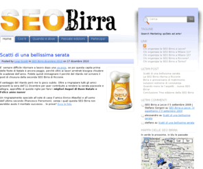 seobirra.it: SEO Birra: 4 chiacchiere informali su SEO e SEM
La SEO Birra è un incontro informale tra operatori SEO/SEM e chiunque voglia capirne di più di Search Marketing.