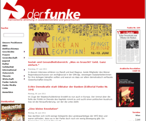 derfunke.at: Der Funke :: Marxistische Strömung in Sozialdemokratie und Gewerkschaft
Marxistische Strömung in Sozialdemokratie und Gewerkschaft