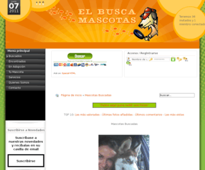 elbuscamascotas.com: Galería - Categoría: Mascotas Buscadas
El busca mascotas - Mascotas perdidas, encontradas y en adopción