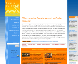 gouvia-info.com: Corfu | Gouvia Travel Portal
A guide to gouvia holiday resort Corfu Greece, learn everything about history accomodation food and services that gouvia and the island of corfu offers