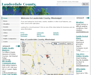 lauderdalems.com: Lauderdale County, Mississippi
Lauderdale County, Mississippi