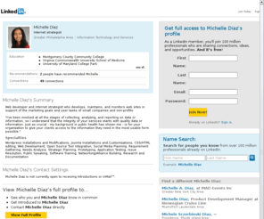 mitodi.com: Michelle Diaz  | LinkedIn
View Michelle Diaz's professional profile on LinkedIn.  LinkedIn is the world's largest business network, helping professionals like Michelle Diaz discover inside connections to recommended job candidates, industry experts, and business partners.