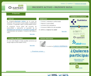 pacienteactivo.org: Paciente Activo - Paziente Bizia
Proyecto paciente activo de o-sarean