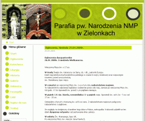 zielonki.krakow.pl: Parafia pw. Narodzenia NMP w Zielonkach - Start
Strona Parafii pw. Narodzenia NMP w Zielonkach