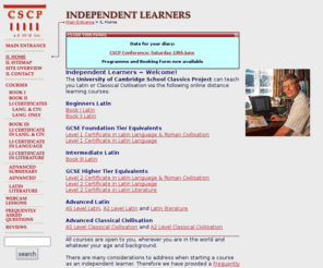 independentlearners.com: CSCP - Independent Learners - Home
