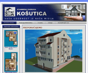 szkosutica.com: Dobrodošlu u SZ Košuticu
stambena zadruga košutica - izgradnaj stanova, prodaja nekretnina