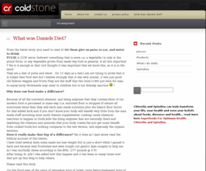 dietofdaniel.com: Diet that Daniel ate in the Bible
Daniels pulse just what did it consist of? Is it for todays people?