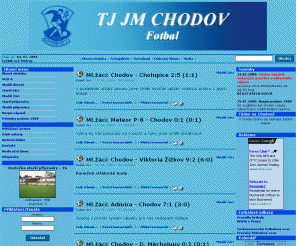 fotbalchodov.cz: TJ JM Chodov - fotbal
oficiln strnky fotbalovho oddlu TJ JM Chodov