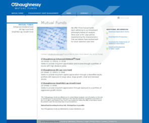 osamfunds.com: O'Shaughnessy Funds
O'Shaughnessy Asset Management is a quantitative money management firm located in Stamford, Connecticut. All of our investment strategies are based on the groundbreaking research conducted by Jim O'Shaughnessy and featured in his book What Works on Wall Street. Every strategy we offer our clients is time-tested, empirically derived and rigorously implemented.