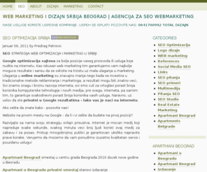 seowebmarketing.rs: SEO Srbija web optimizacija marketing agencija
SEO Srbija web optimizacija marketing agencija search engine optimization Google, logo dizajn optimizacija sajta