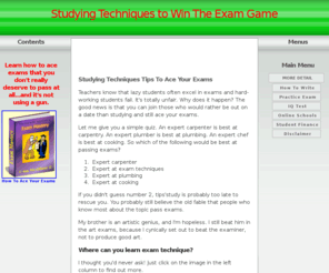 studying-techniques.com: Studying Techniques Tips To Ace Your Exams
%HPMETADESCRIPTION% 