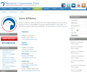 wyomingconservativeparty.org: State Affiliates
The American Conservatives -- home of the American Conservative Party