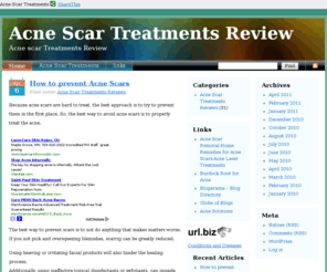 acne-scar-treatments.net: Acne Scar Treatments
Learn about Acne Scar Treatments to improve your skin appearance. Read reviews about different acne scar removal treatments and products.