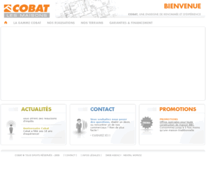 cobat-lesmaisons.com: Cobat - Les maisons : Accueil
Cobat les maisons, une enseigne de renommée et d'expérience, spécialiste de la construction de logements neufs en Picardie.