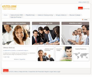 extelcrm.es: EXTEL CRM: atención telefónica - Call Centers - CRM
Especialistas en call center, contact center y centros de atención telefónica.