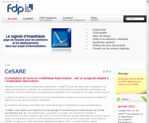 fdpsystems.com: FDP Systems
Consultation Informatisée Anesthésie Réanimation