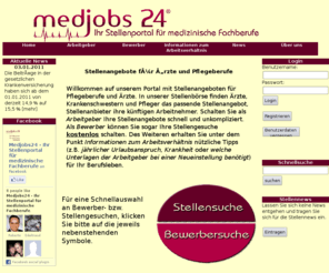 medjobs24.net: Medjobs24 - medjobs24 - Stellenbörse für Ärzte und Pflegeberufe
Auf medjobs24 finden Sie Ihren neuen Job als Arzt, Krankenschwester oder Pfleger.