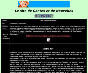 raconte-moi.org: Site de contes, nouvelles et poésies
Publie des contes, nouvelles et poésie d'auteurs francophones