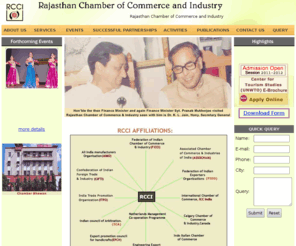 rajchamber.com: Rajasthan Chamber of Commerce and Industry,RCCI India
Rajasthan Chamber of Commerce & Industry (RCCI) has completed 59 years of its useful existence and dedicated service. It is the Apex Organisation of Industry and Trade in Rajsathan.