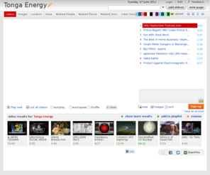 tongaenergy.com: Tonga Energy
Tonga Energy on WN Network delivers the latest Videos and Editable pages for News & Events, including Entertainment, Music, Sports, Science and more, Sign up and share your playlists.