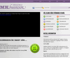 mkbussresor.se: Vlkommen till MK Bussresor!
