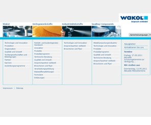 wakoladhesa.com: Verlegewerkstoffe, Industrieklebstoffe, Sealing Compounds - Wakol GmbH
Beschreibung