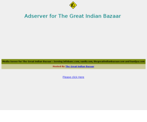 adserver4you.com: Adserver for The Great Indian Bazaar
