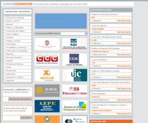 cursosformativos.com: Cursos a distancia Preparacion de oposiciones Masters en españa
 